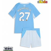 Manchester City Matheus Nunes #27 Replica Home Minikit 2026-27 Short Sleeve (+ pants)
